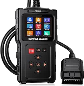 OBD2 Diagnostic Tool OBD Car Diagnostic, Universal Car Reader, Car Engine Error Reader with Full OBDII Functions, Suitable for BMW, VW, Mercedes, Audi, All OBDII Vehicles