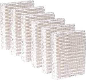 Carkio Air Humidifier Filter Compatible with Honeywell HEV615 HEV620 HFT600 Accessory Wicking Filter Cool Mist Humidifier (6 Pack)