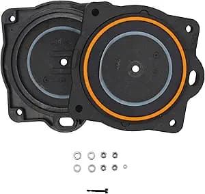 Air Pump Diaphragm Rebuild Kit Replacement for Hiblow Hp-60/Hp-80 | Diaphragm Kit Compatible with Air Pump Models HP 80, HP 60, HP-80-0110, HP-80-0117, includes diaphragms and screws.
