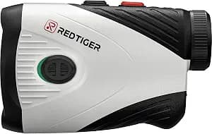 REDTIGER Golf Rangefinder with Slope Switch, 1200 Yards Range Finder Golfing, 7X Magnification, Flag Pole Locking Vibration, Rechargeable Range Finders with Magnet Stripe, GolfVue Series 1