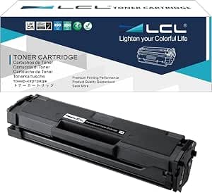 LCL Compatible Toner Cartridge for Samsung MLT-D101S (1-Pack,Black)for Samsung ML2160 2160W 2165 2165W 2168W ML-2161 ML-2166W SC-X3400F SCX-3400FW SCX-3405F SCX-3405 SCX-3406 SCX-3401 SCX-3407 SF-761P