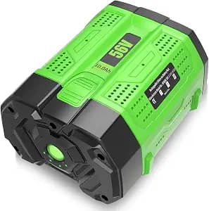 1-Pack 10Ah 56 Volt Lithium ion Battery Replacement for EGO Batteries Compatible with EGO 56V Battery BA1400T BA1400 BA2800T BA2800 BA4200T BA4200 BA5600T BA5600 BA2242T BA3360T BA4480T(Green)