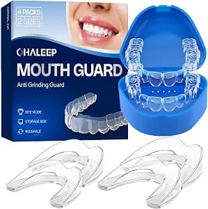 Anti Grinding Guard for Clenching Teeth at Night, Teeth Grinding Mouthguards for Sleeping, Mouth Guard for Grinding Teeth at Night, Night Guards for Teeth Grinding for Adults