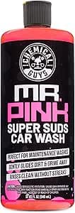 Chemical Guys Mr. Pink Foaming Car Wash Soap (Works with Foam Cannons, Foam Guns or Bucket Washes) Safe for Cars, Trucks, Motorcycles, RVs and More, Candy Scent, Extra Large Size 32 fl oz - CWS_402_32