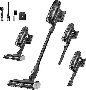 Eureka Cordless Stick Vacuum Cleaner ReactiSense 440, 60-Min Runtime, Anti-Tangle Brushroll, Intelligent Sensing Technology, Ideal for Pet Hair, HardFloors & Carpets