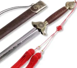 Chinese Eight Trigrams Tai Chi Sword Flexible with Free Carrying Case Blade Length 28" 30" 32"