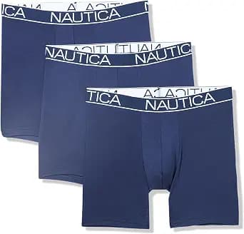 Nautica Men's 3-pack Modal Stretch Boxer Briefs