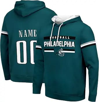 Custom Football Hoodies Personalized with Any Name & Number, Gifts for Men Women Game Day Fan Pullover Sweatshirts