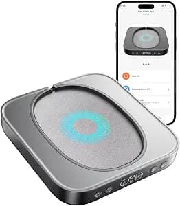 Meatanty Undetectable Mouse Mover with APP Remote Control and Timer Function, Super-Silent Mouse Jiggler Device Move Randomly, Automatic Wiggler Shaker Giggler Keep Computer Laptop Active
