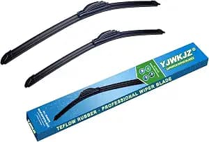 26"+14" Inch All Season Wiper Blades Replacement for Nissan Rogue 2008-2013, Versa 2007-2011, Toyota Yaris 2007-2011 and Hyundai Santa Fe 2013-2018 Windshield Wiper Blades (Set of 2)