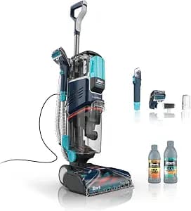 Shark CarpetXpert with Stain Striker, Upright Carpet, Area Rug & Upholstery Cleaner (Renewed) (Navy)
