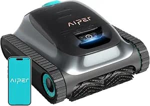 Aiper Scuba S1 Robotic Pool Cleaner, Wall & Waterline Cleaning, Dual Filtration, Smarter Navigation with High-Precision Sensors, App Support, OTA Upgrade