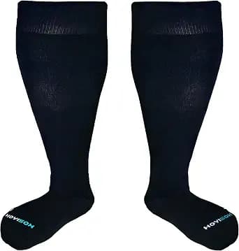 Big and Tall Compression Socks Sizes L to 8XL, Comfortable Knee High Socks for Men and Women