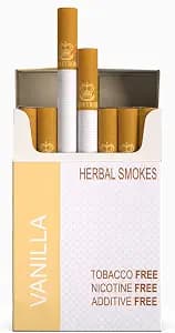 Honeyrose Herbal Cigarettes "VANILLA" Flavor, 100% Tobacco & Nicotine FREE, 100% Natural, Herbal Smokes, Quit Smoking, Made In England