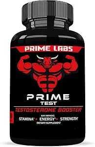 Prime Labs - Men's Testosterone Booster - Stamina, Endurance, & Strength Booster - 60 Caplets