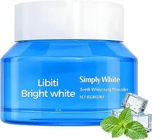 Teeth Whitening Powder, Teeth Whitening Powder Stain Removal Without Sensitivity, Natural Teeth Whitener Refreshing Mint Flavor Breath Freshener