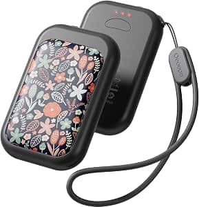 OCOOPA UT4 Young Electric Split Magnetic Hand Warmer, Pack of 2, 5000 mAh, Ultra Compact, Waterproof, Faster Heating Hand Warmer, Reusable, Hand Warmer USB for Outdoor in Winter
