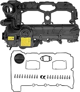 N20 Engine Valve Cover for BMW F10 F11 F25 F20 F30 F31 F33 2012-2018 528i 528i xDrive 328i 328i GT xDrive 320i X1 X3 X5 428i z4 Replaces# 11127588412 11127588418 11127625477 V208711 15186739