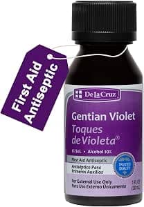 Gentian Violet 1 % Solution - Antiseptic - De La Cruz by De La Cruz [Beauty]