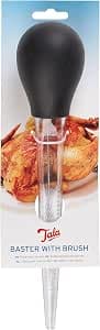 Tala Baster with Silicone Bulb, Clear Graduated Baster with Oz and ml Markings, 6 x 12 x 32.5 cm, High Clarity AS Tube, Ideal for Roasting Meats and Basting Juices