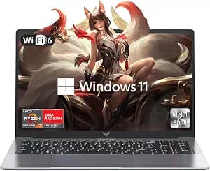Gaming Laptop, 16.0inch Laptop Computer with AMD Ryzen 7 5825U(8C/16T, Up to 4.5GHz), 16GB RAM 512GB NVMe SSD Windows 11 Laptop, Radeon RX Vega 8 Graphics,WiFi 6, Backlit KB