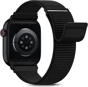 Nylon Loop Sport Band Compatible with Apple Watch Bands for Women Men 40mm 44mm 45mm 46mm 49mm 38mm 42mm, iWatch Wrist Straps for Ultra 2, SE, Series 10 9 8 7, Breathable, Soft Band Ideal for Outdoor