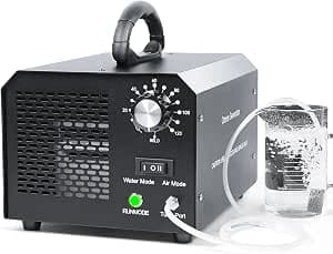 Ozone Generator, 30,000 mg/h Ozone Odor Eliminator for 300 m² Room, Industrial Air Purifier with Air & Water mode, Ozone Machine Home Ozone Deodorizer with Timer for Room, Farm, Hotel, Home, Office