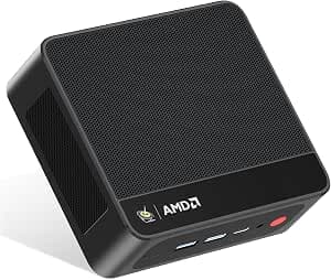 Beelink SER5 Mini PC AMD Ryzen 5 5500U(6C/12T,up to 4.0GHz), 16GB DDR4 480GB M.2 NVME SSD, 4K Triple Display, HDMI, DP, USB-C, WiFi 6, BT5.2, LAN 2.5G, Mini Computer Windows11 Pro