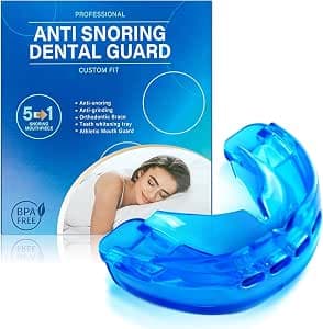 Snoring Stopper, Ergonomic Snoring Splint for Men and Women, Effective Anti Snoring Splint Snoring Stopper, No BPA, Extra Soft, Ready to Use for Snoring-Free Sleep Night