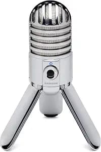 Samson Meteor Mic USB Condenser Podcasting Podcast Recording Desktop Microphone