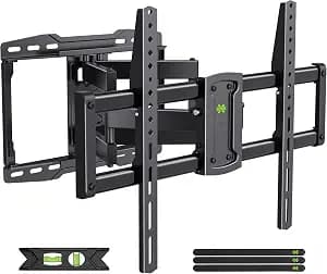 USX Mount Full Motion TV Wall Mount for 42-86 inch, TV Mount Swivel and Tilt,Wall Mount Bracket with Dual Articulating Arms Up to 132lbs, VESA 600x400mm, Max 16" Wood Studs, UL Listed XML019