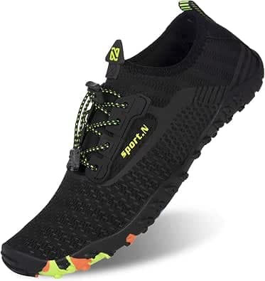 Water Shoes Womens Mens Aqua Beach Swim Shoes Quick Drying Barefoot Shoes for Swimming Pool Boating Surfing Diving Yoga