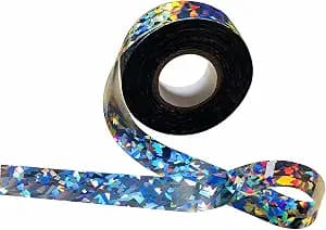 Bird Scare Tape, 1''x260FT Double Sided Repellent Deterrent Reflective Tape for Scaring Birds Away (Silver-1)