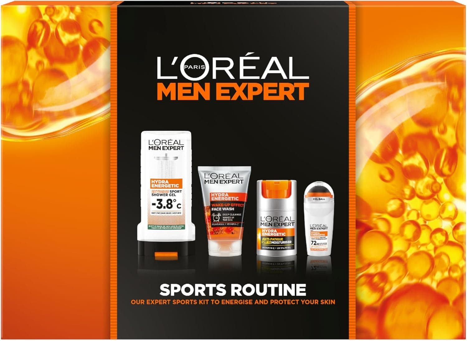 L'Oréal Paris Men Expert Gift Set Sports Routine Cleanse Protect, Skincare