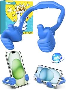 Easter Basket Stuffers for Teens Boys Girls Kids: Cell Phone Stand Upgrade Adjustable Thumbs Lazy Cell Phone Holder for Desk Cool Gadgets Fun Easter Gifts for Adults Men Women Teenagers