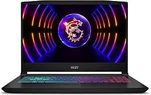 MSI Katana 15 Gaming Laptop (B13VGK-1095UK), Intel Core i9-13900H, 15.6" FHD 144Hz Panel, NVIDIA GeForce RTX 4070, 8GB*2 DDR5, 1TB - NVMe SSD, Windows 11 - Black
