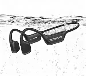 Bone Conduction Headphones, IPX8 Waterproof Swimming Headphones, Open Ear Headphones with MP3 Mode 8GB Memory Up to 12 Hours Playtime, Bluetooth 6.0 Earbuds Secure Fit for Running and Fitness