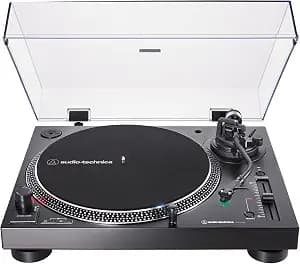 Audio-Technica AT-LP120XUSB-BK Direct-Drive Turntable (Analog & USB), Fully Manual, Hi-Fi, 3 Speed, Convert Vinyl to Digital, Anti-Skate and Variable Pitch Control, Black