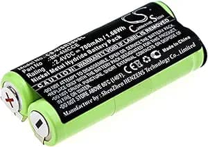 Battery 700mAh / 1.68Wh,Replacement Battery Fit for Waterpik 900 Sonic Toothbrush, Sensonic Plus SR-3000, Sensonic Plus SR-3000E BK-4MCCE