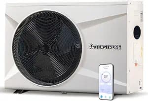 AQUASTRONG Inverter Swimming Pool Heat Pump,Pool Heater for Above Ground and Inground Pool Heating Smart WiFi Control and Cooling Pool Heater Pools Up to, 9000 Gallons
