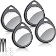 Air Tracker Tags-4 Pack, Smart Trackers, Item Locator Tags Works with Apple Find My | iOS Only | 4 Different Cases | Replaceable Battery | Water-Resistant | Item Finder for Key, Luggage,Backpack,Bike