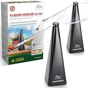 Gardigo Fly Swatter Set of 2, Fly Repellent, Insect Protection, Food, Fly Swatter 2.0, Against Flies I German Manufacturer.