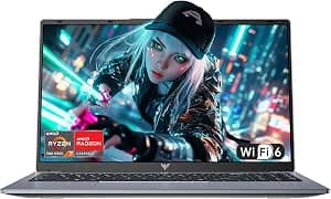 ACEMAGIC 15.6" FHD Laptop with Ryzen 7 7730U (Processor up to 4.5GHz) 8 Core - 16GB RAM DDR4x2 512GB SSD Laptops Computer, HD Display, HDMI, BT5.2, 3*USB3.2, Type-C, Dual Speakers, 65W Adapter, WiFi 6