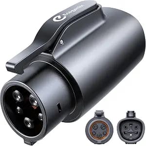 Tesla to J1772 Charger Adapter, Max 80A 250V for J1772 EVs Only, NACS to J1772 Electric Vehicles Charging Adapter, Compatible with Tesla Mobile Charger, Wall Connector, Destination