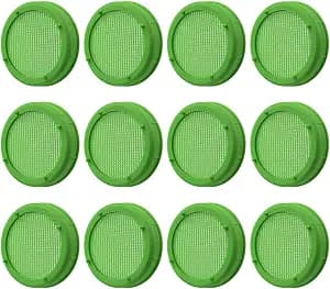 12 Pack Plastic Sprouting Lids for 86mm Wide Mouth Mason Jars, Sprouting Strainer Lid for Canning Jars, Suit for Grow Bean Sprouts, Alfalfa, Salad Sprouts etc