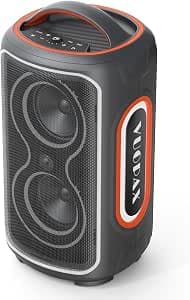 200W Wireless Bluetooth Speaker with 12000mAh Battery, 24H Playtime, TWS, IPX5, AUX/TF/USB/Type-C for Home and Outdoor