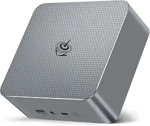 Beelink EQI12 Mini PC,Intel 12th Gen Core i5-1235U (10C/12T,up to 4.4GHz),Mini Computer with 16GB DDR4 RAM 500GB M.2 2280 PCle 4.0x4 SSD,4K Dual Screen Display/WiFi6/BT5.4/USB3.2/Dual Gigabit LAN