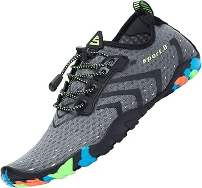 SAGUARO Water Shoes Mens Women Beach Shoes for Swim Aqua Sea Wet, Gr.2.5-13 UK