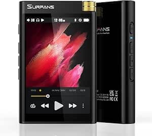 HiFi Bluetooth MP3 Player: F28 High Res Lossless Portable Music Player 3.5 Inch Digital Audio Player 32GB Supports up to 512GB