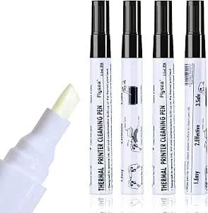 Thermal Printer Printhead Cleaning Pen for Thermal Receipt Shipping Label POS Card Printer Cleaner 4pcs